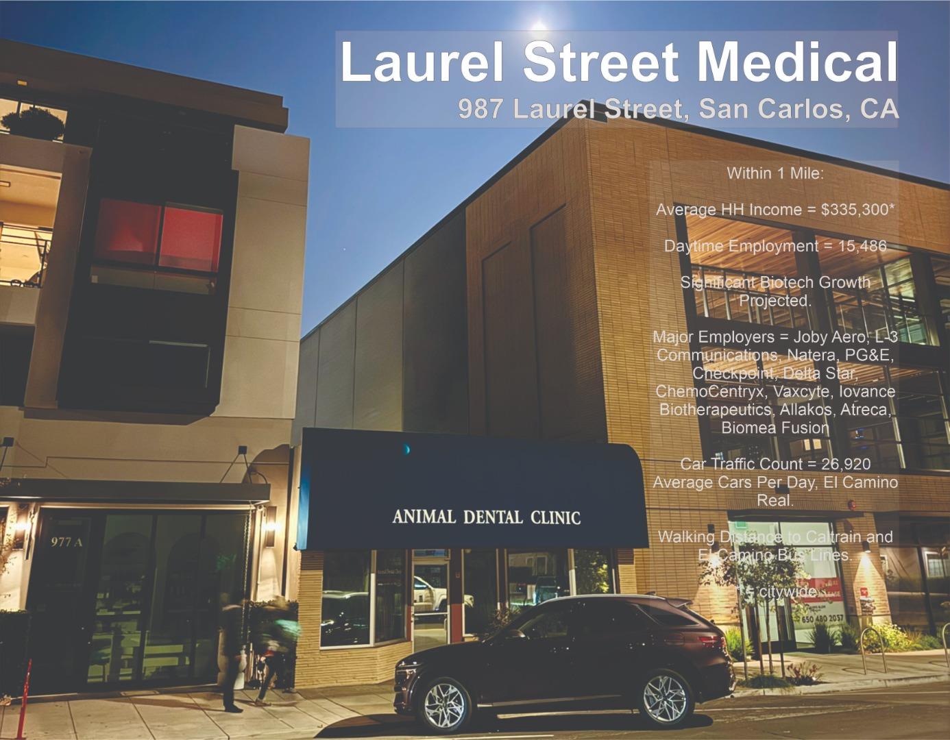 987 Laurel Street San Carlos, CA 94070 - Photo 2 of 9 a view of a building with a street