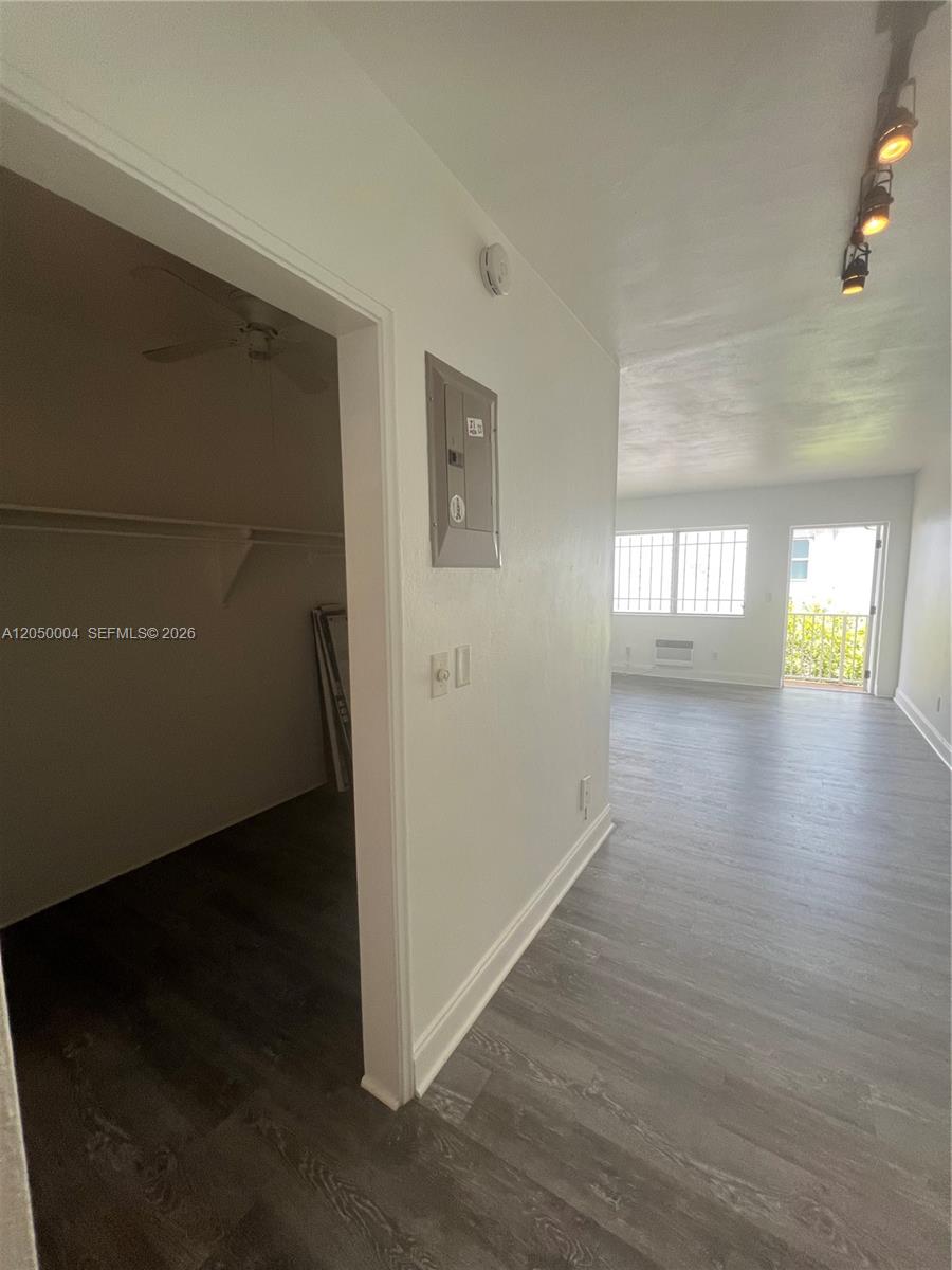 7720 Harding Avenue, Unit 9 Miami Beach, FL 33141 - Photo 5 of 27 Walk in Closet Entrance / Bathroom passing .