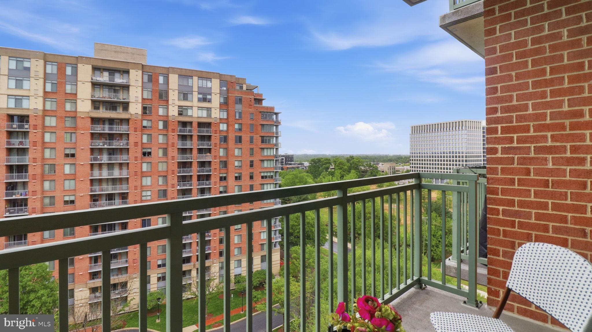 11700 Old Georgetown Road, Unit 1007 North Bethesda, MD 20852 - Photo 26 of 36 Urban balcony with scenic views.