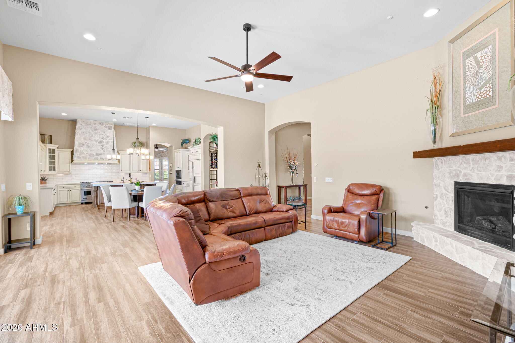 2471 East Robin Court Gilbert, AZ 85296 - Photo 20 of 54 Family Room, Nook, Kitchen