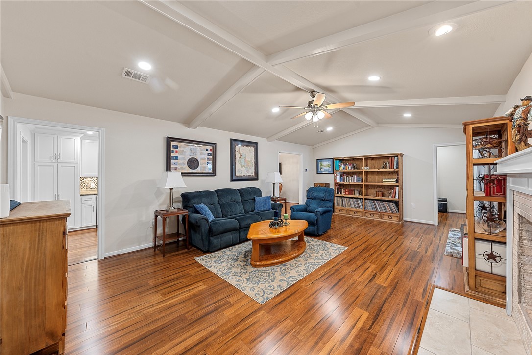 1929 Trinity Drive Waco, TX 76710 - Photo 4 of 22 a living room with furniture and a wooden floor