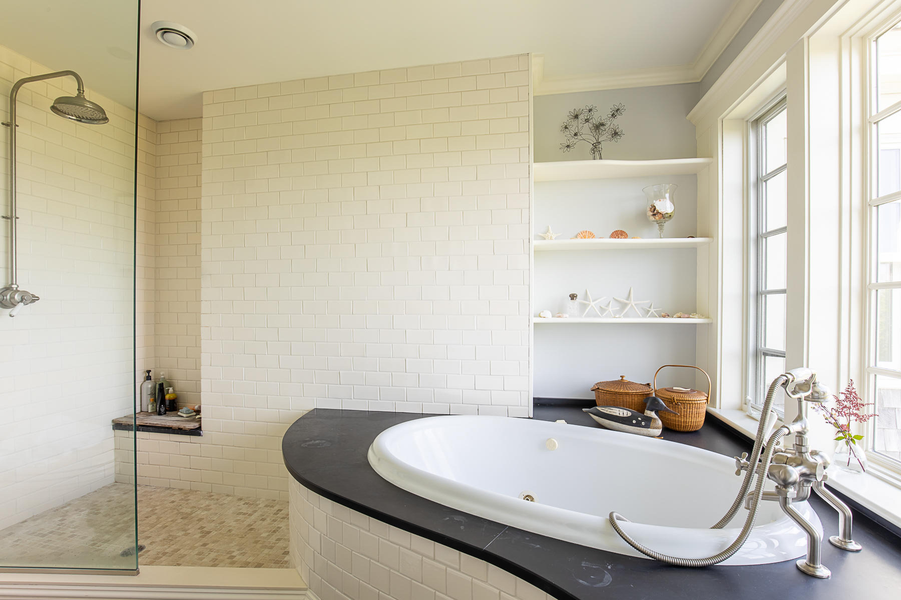 7 Clay Pit Road Aquinnah, MA 02535 - Photo 19 of 29 a bathroom with a sink and a mirror