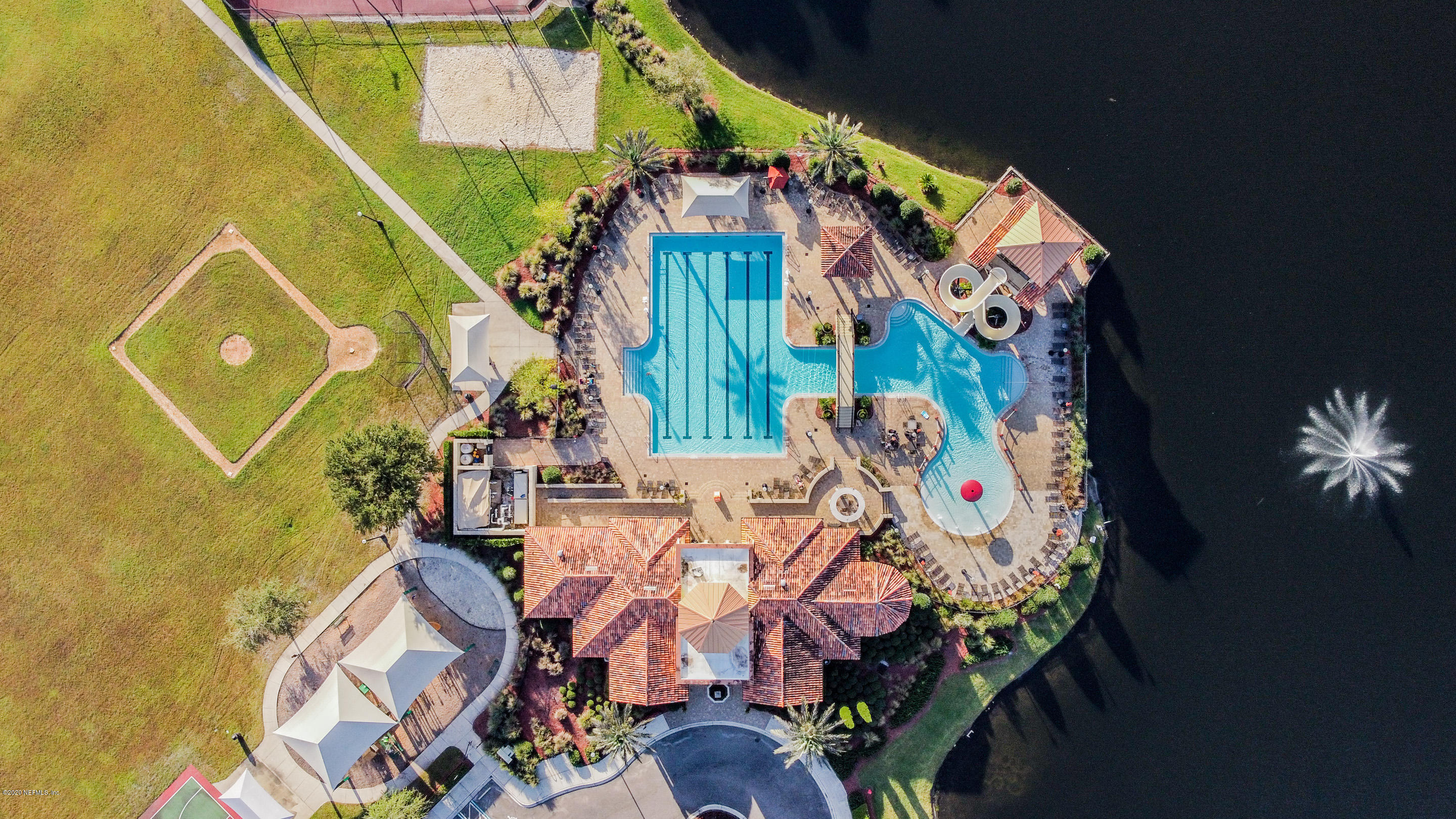 347 Porta Rosa Circle St. Augustine, FL 32092 - Photo 35 of 48 an aerial view of a house outdoor space and swimming pool