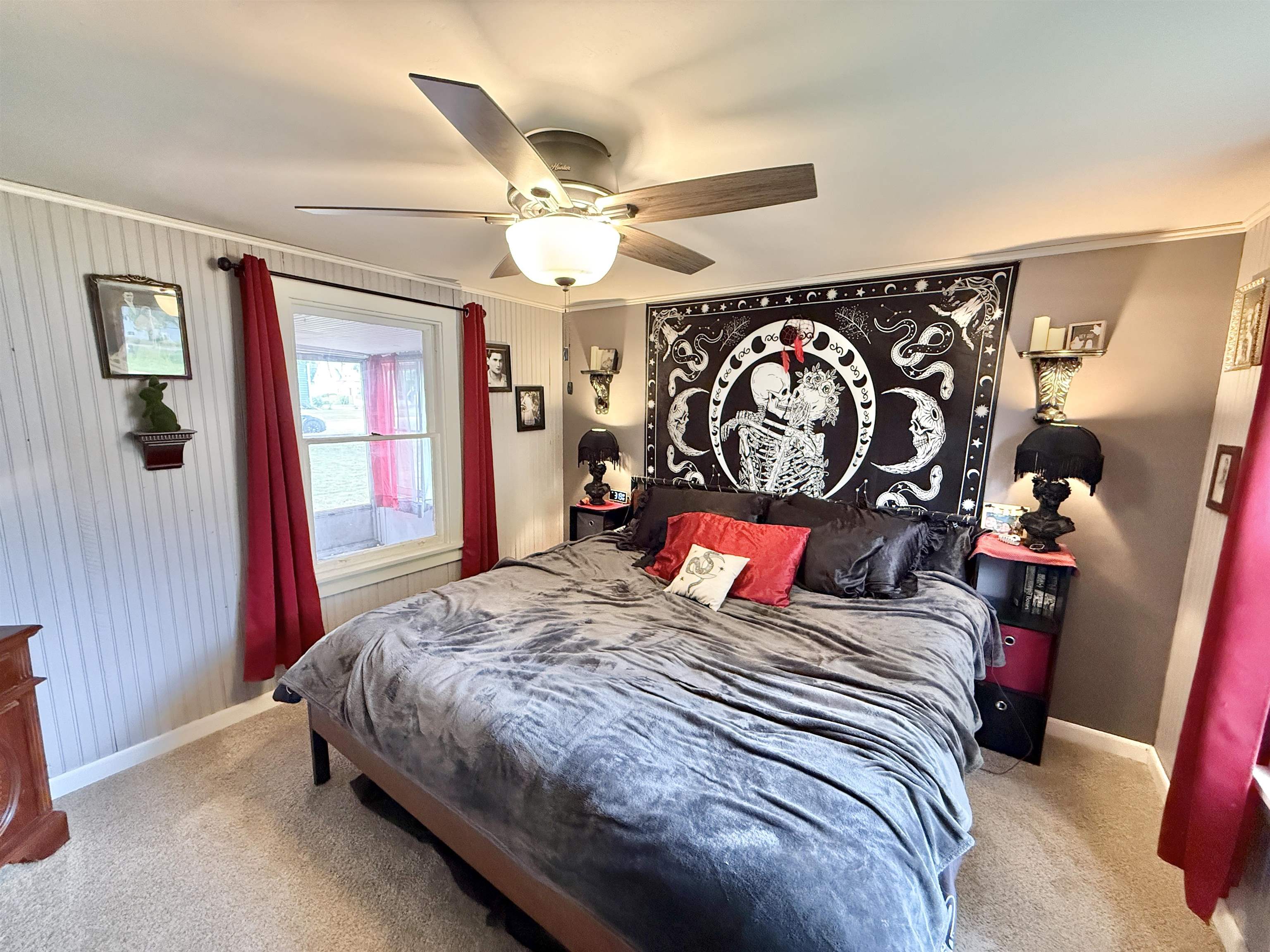 503 South 3rd Street Oregon, IL 61061 - Photo 12 of 22 a bedroom with a bed and a mirror