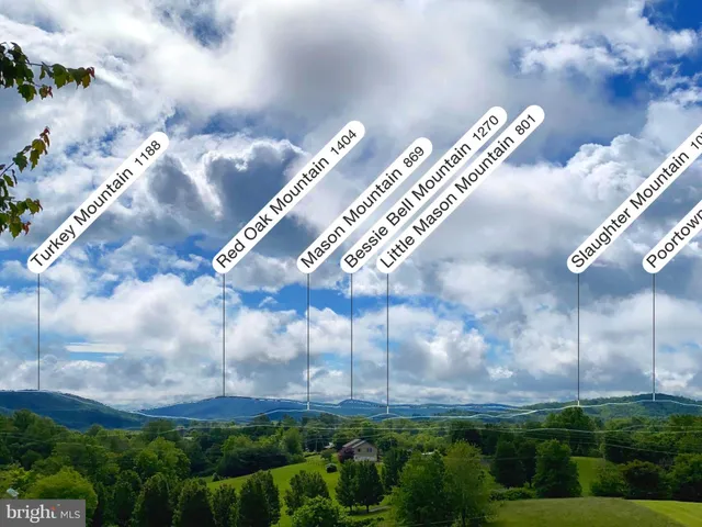 a view of a yard from a balcony