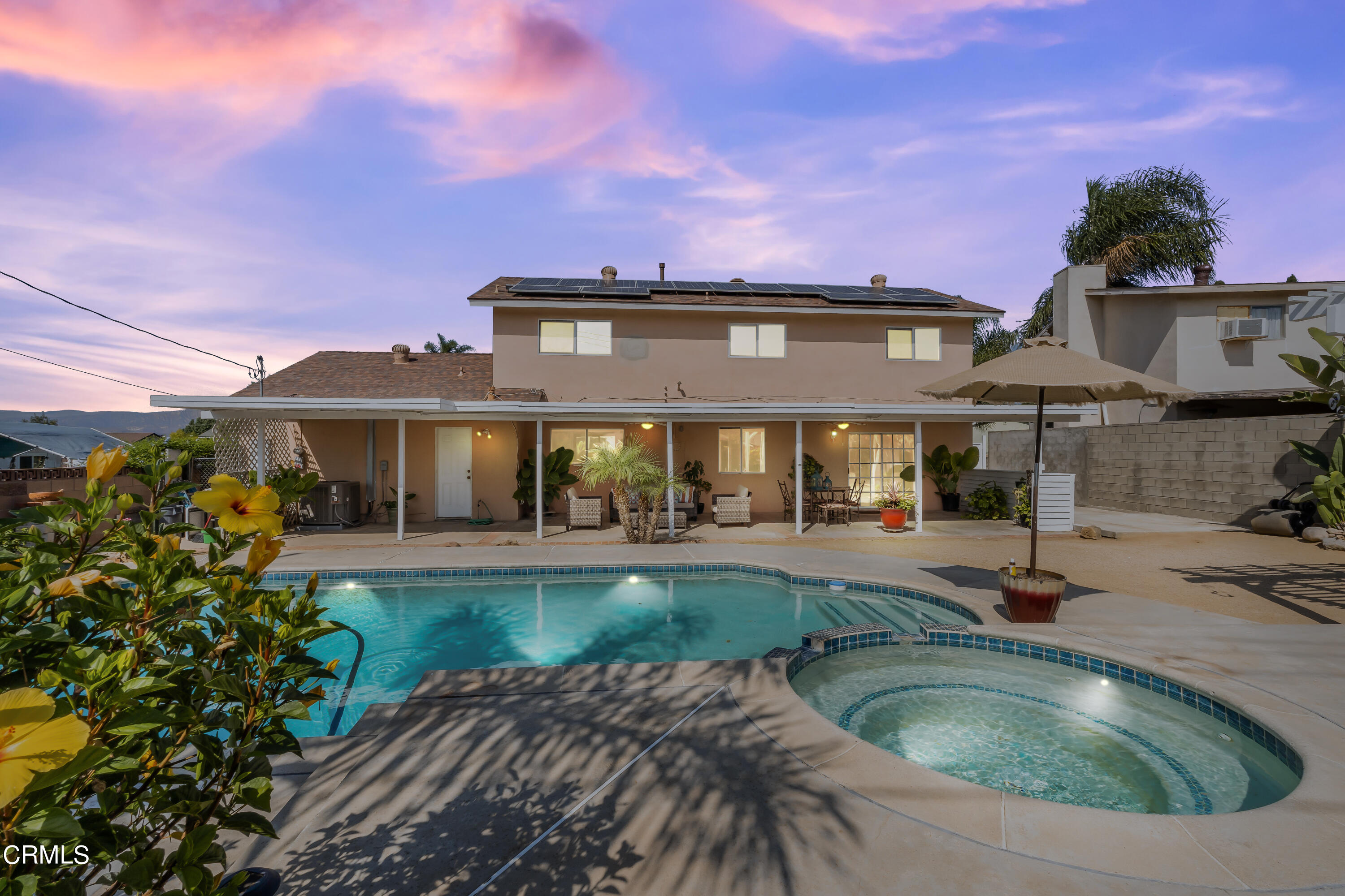 2810 Fitzgerald Road Simi Valley, CA 93065 - Photo 28 of 38 a view of a house with swimming pool