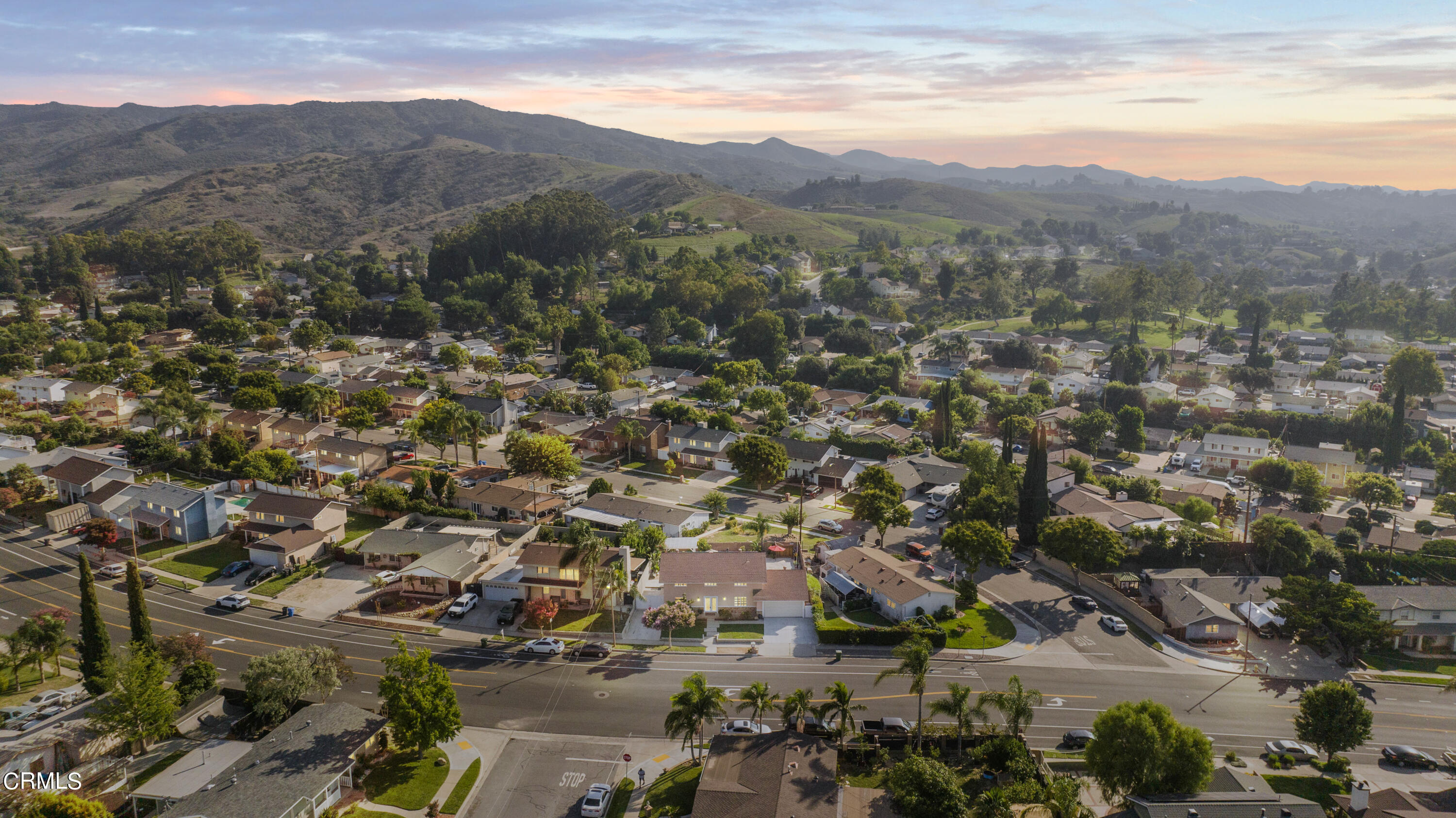 2810 Fitzgerald Road Simi Valley, CA 93065 - Photo 36 of 38 a view of a city with mountains in the background