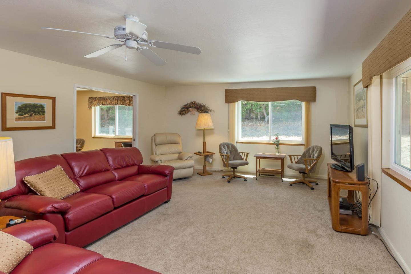 4131 Alpine Road Portola Valley, CA 94028 - Photo 4 of 33 a living room with furniture and a window