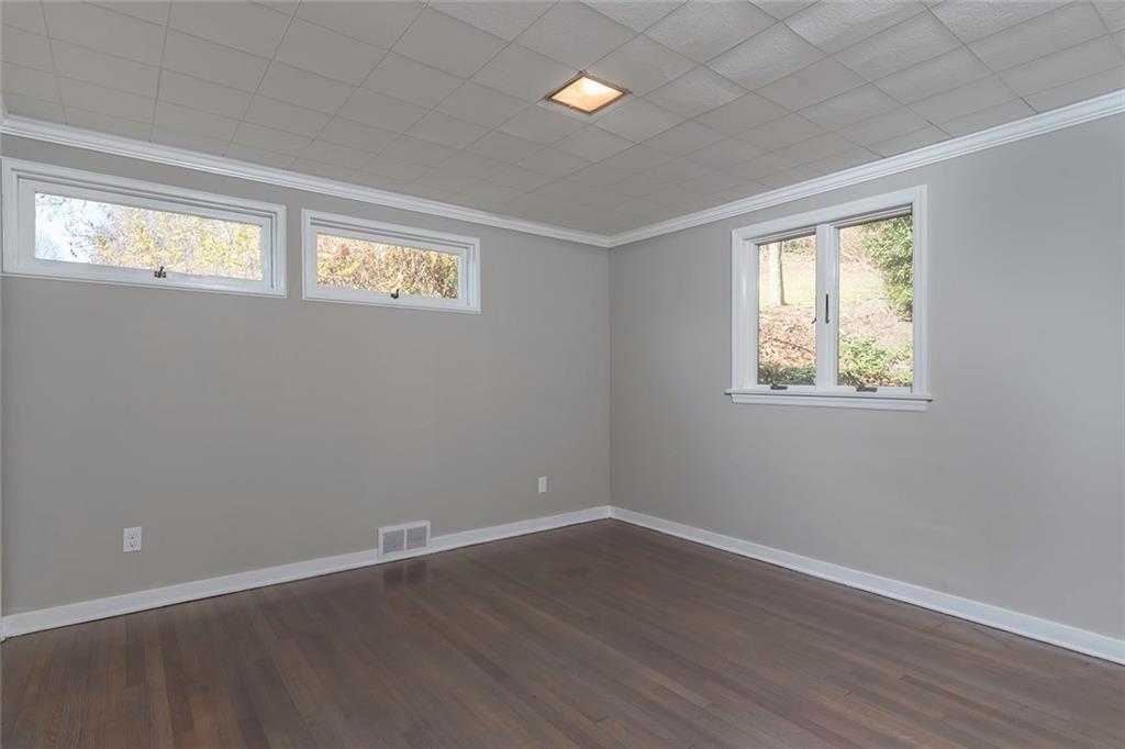2519 Collins Road Pittsburgh, PA 15235 - Photo 15 of 25 Second Bedroom with Newly Refinished Hardwood Flooring
