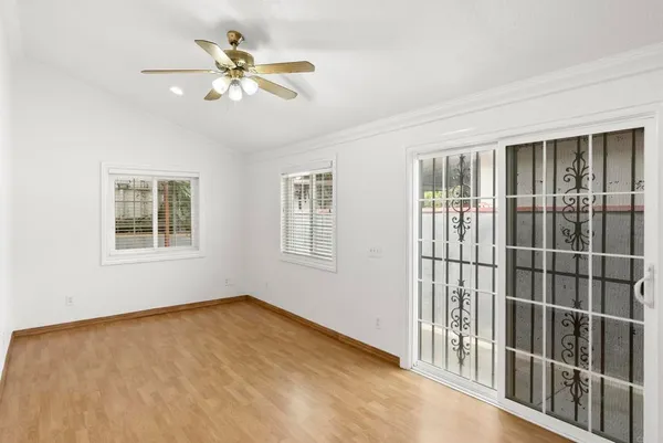 a view of an empty room