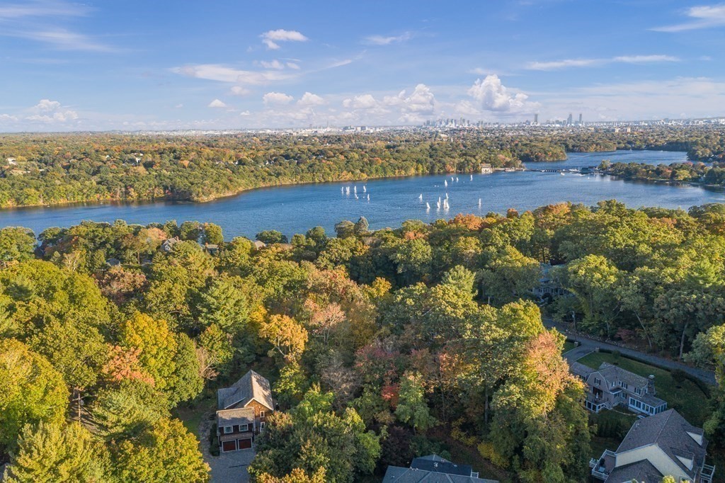 22 McCall Road Winchester, MA 01890 - Photo 39 of 40 an aerial view of lake and city