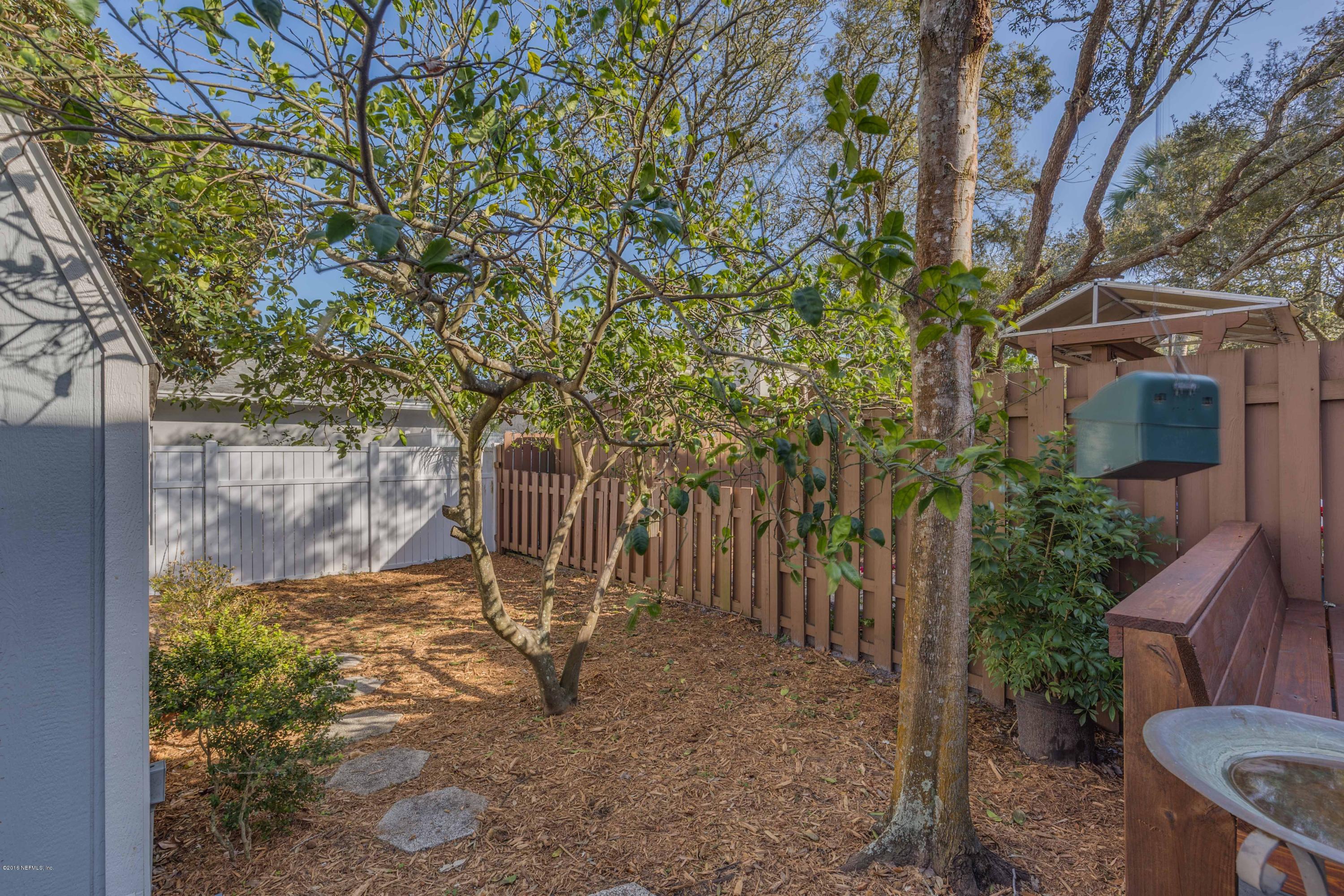 1755 Seminole Road Atlantic Beach, FL 32233 - Photo 23 of 28 a view of a yard with plants and a large tree