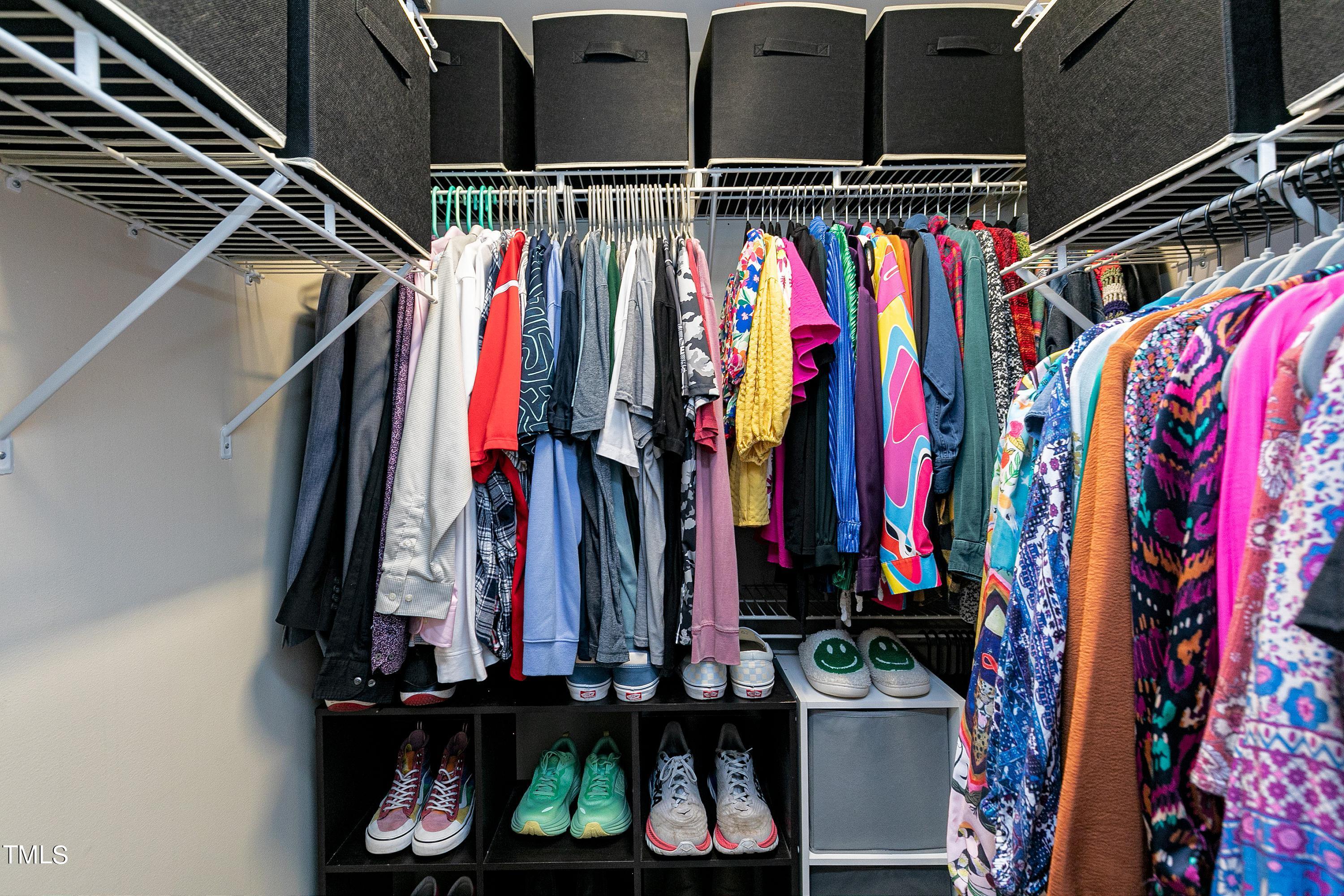 4700 Jacqueline Lane Raleigh, NC 27616 - Photo 26 of 40 a view of walk in closet with clothes
