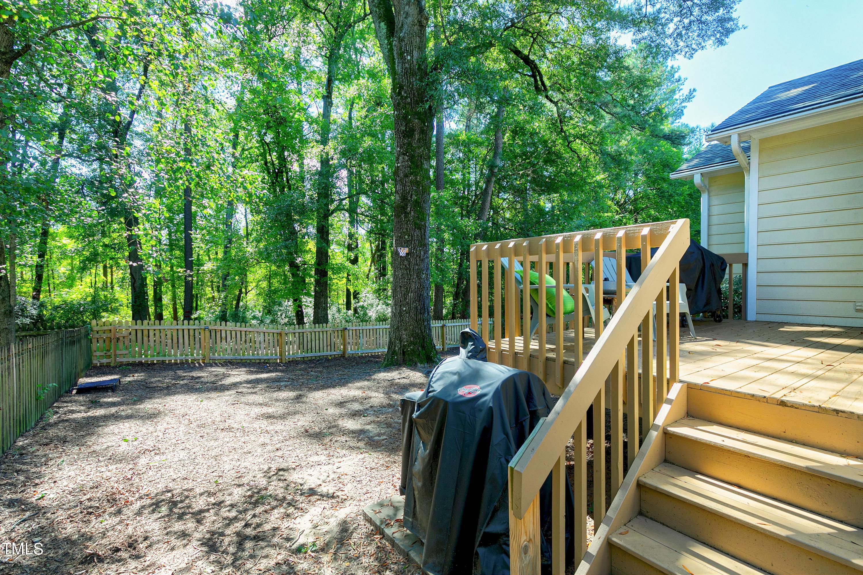 4700 Jacqueline Lane Raleigh, NC 27616 - Photo 34 of 40 a view of a house with backyard and trees