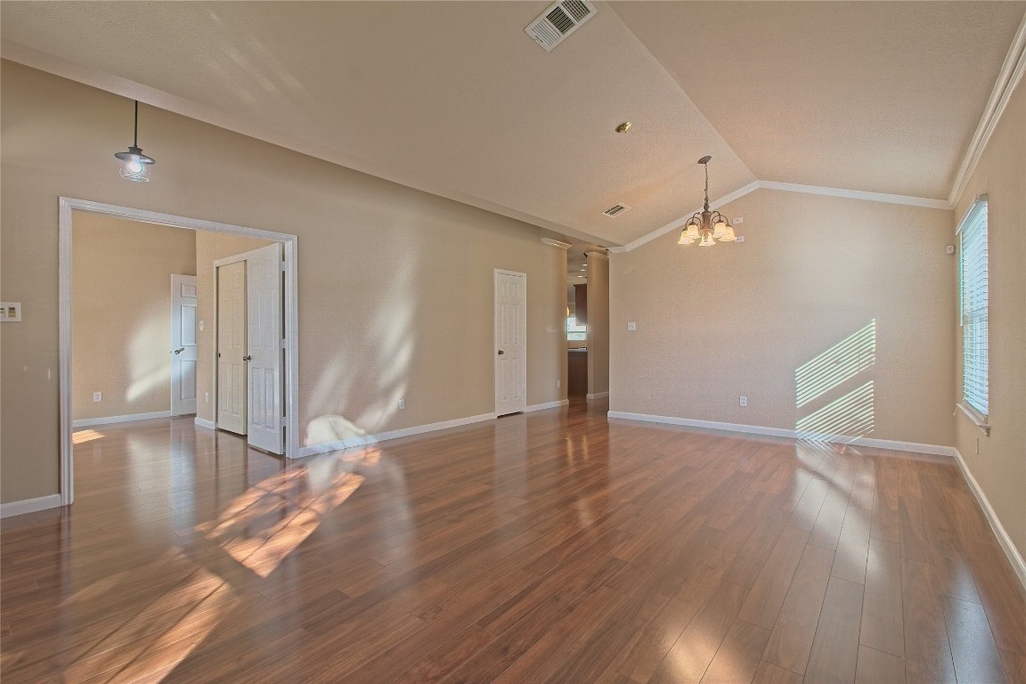 3112 Clinton Place Round Rock, TX 78665 - Photo 8 of 36 a view of empty room with wooden floor