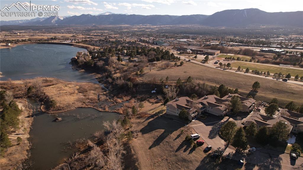 1682 Deer Creek Road Monument, CO 80132 - Photo 35 of 38 an aerial view of city and lake view