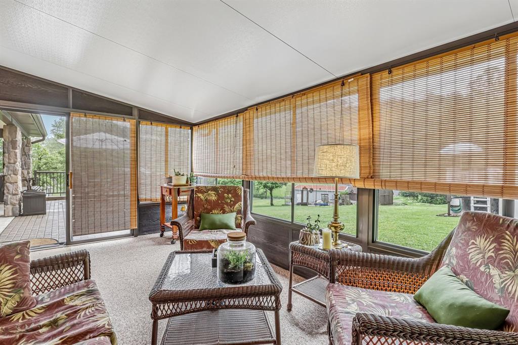 529 Utopia Road Apollo, PA 15613 - Photo 27 of 50 a living room with furniture and a floor to ceiling window