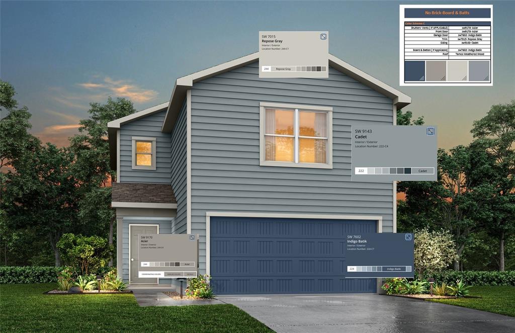 300 Paschal Road Mabank, TX 75147 - Photo 2 of 12 View of front of property with an attached garage and concrete driveway