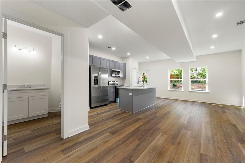 3601 Brycewood Drive Decatur, GA 30034 - Photo 13 of 15 a view of kitchen with wooden floor