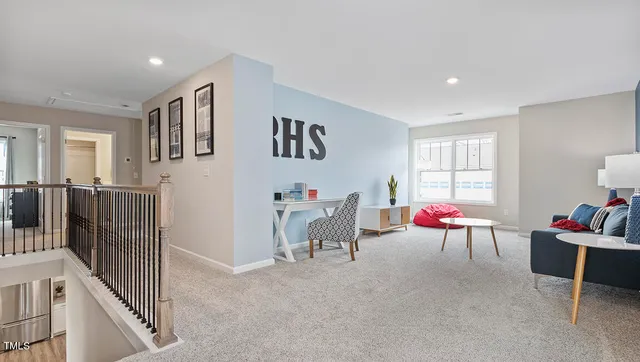 a view of a hallway with a hallway