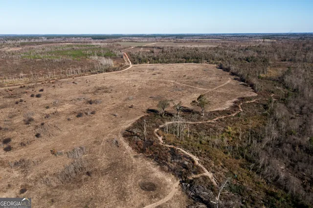a view of a pathway with a yard