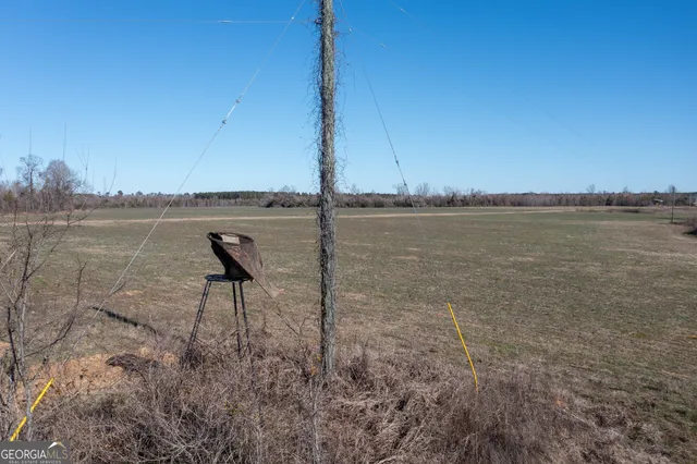 a view of a lake with a boat