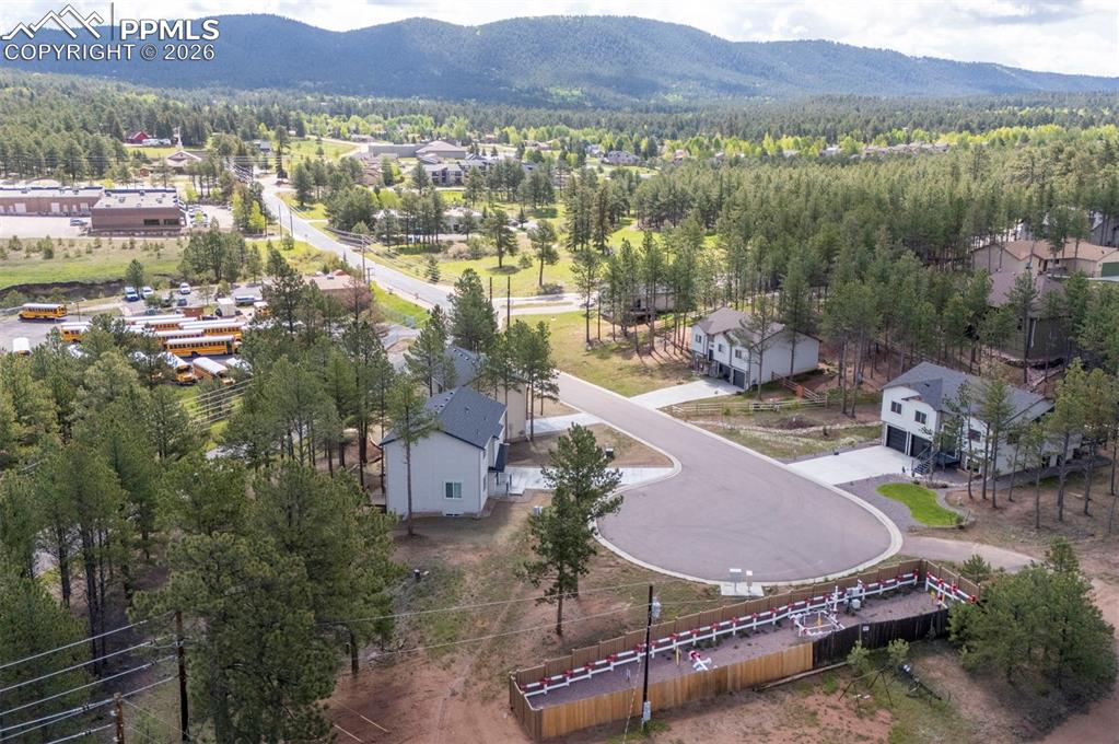 1396 Roberts Ranch Road Woodland Park, CO 80863 - Photo 6 of 15 an aerial view of multiple house