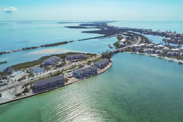 an aerial view of ocean residential house with outdoor space