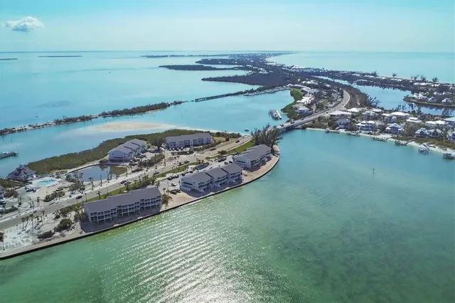 an aerial view of ocean residential house with outdoor space
