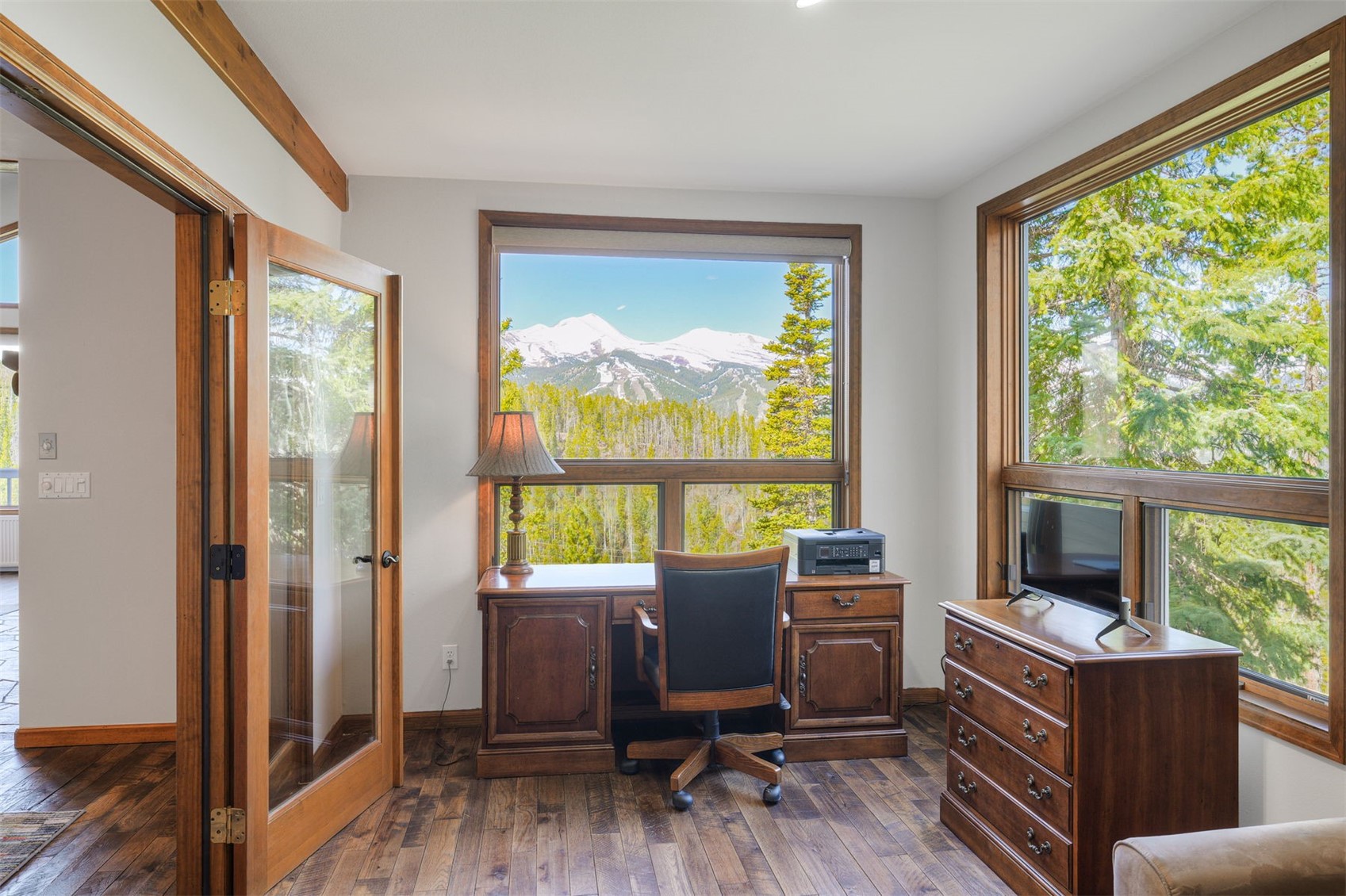 2542 Boreas Pass Road Breckenridge, CO 80424 - Photo 8 of 33 a view of a workspace with furniture and a window