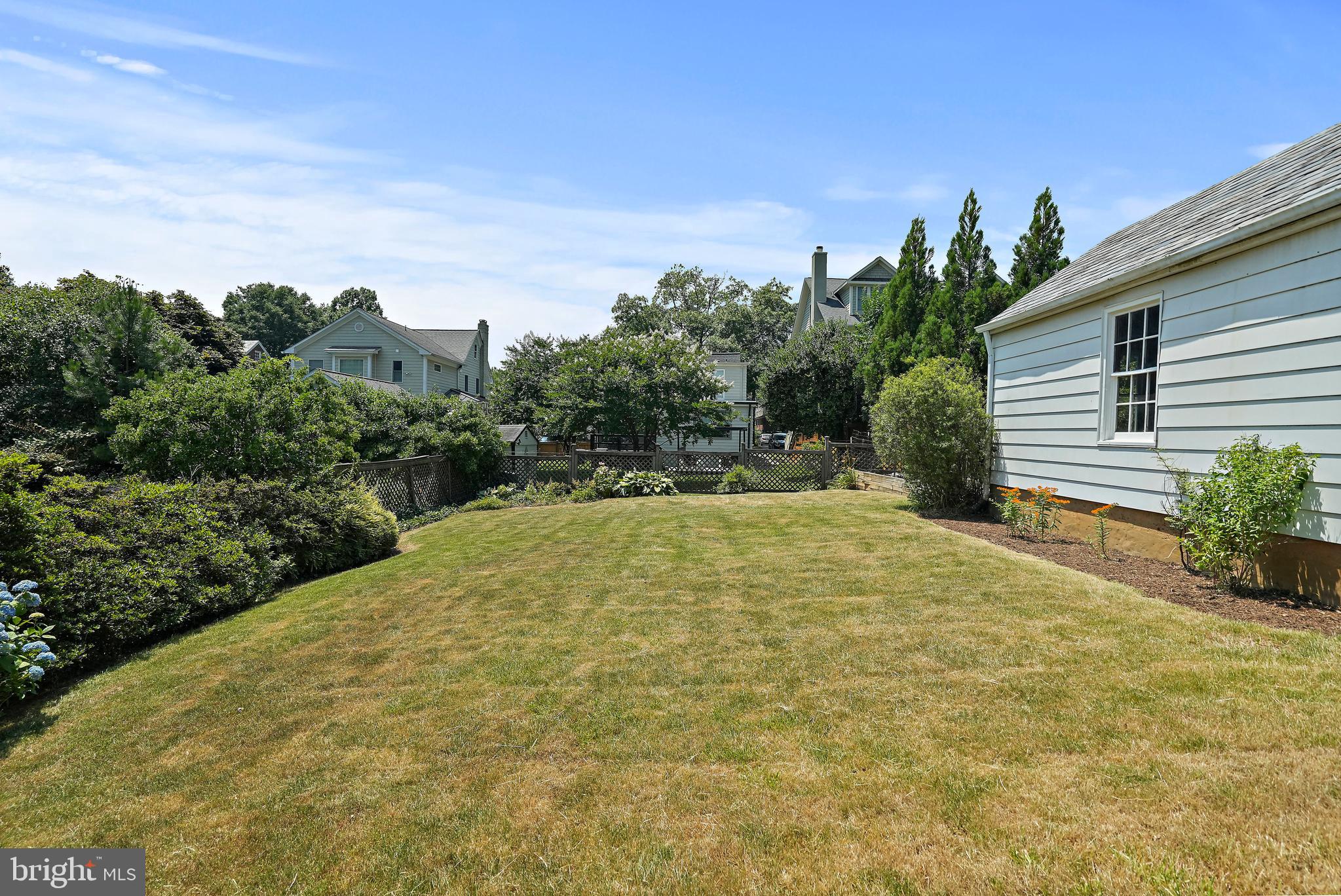 7206 Delfield Street Chevy Chase, MD 20815 - Photo 22 of 24 Deep rear yard