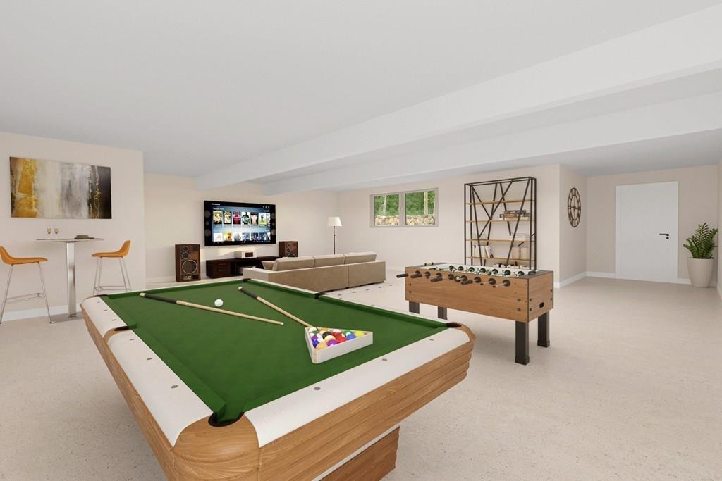 432 South Border Road Winchester, MA 01890 - Photo 36 of 40 a living room with furniture and a pool table