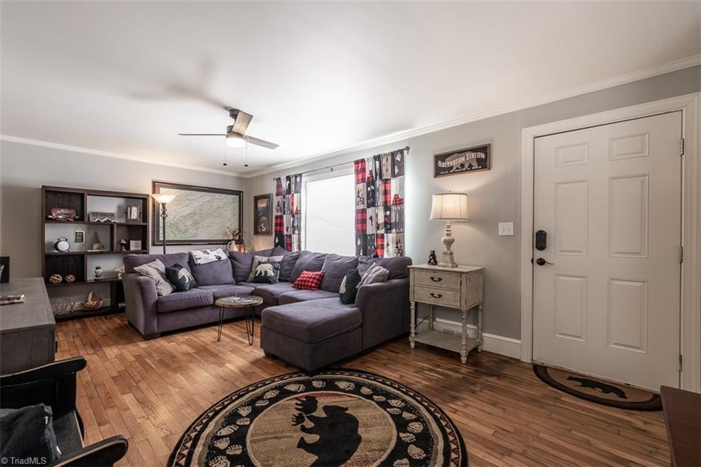 444 Elk Spur Street Elkin, NC 28621 - Photo 4 of 21 View of living room looking toward front door