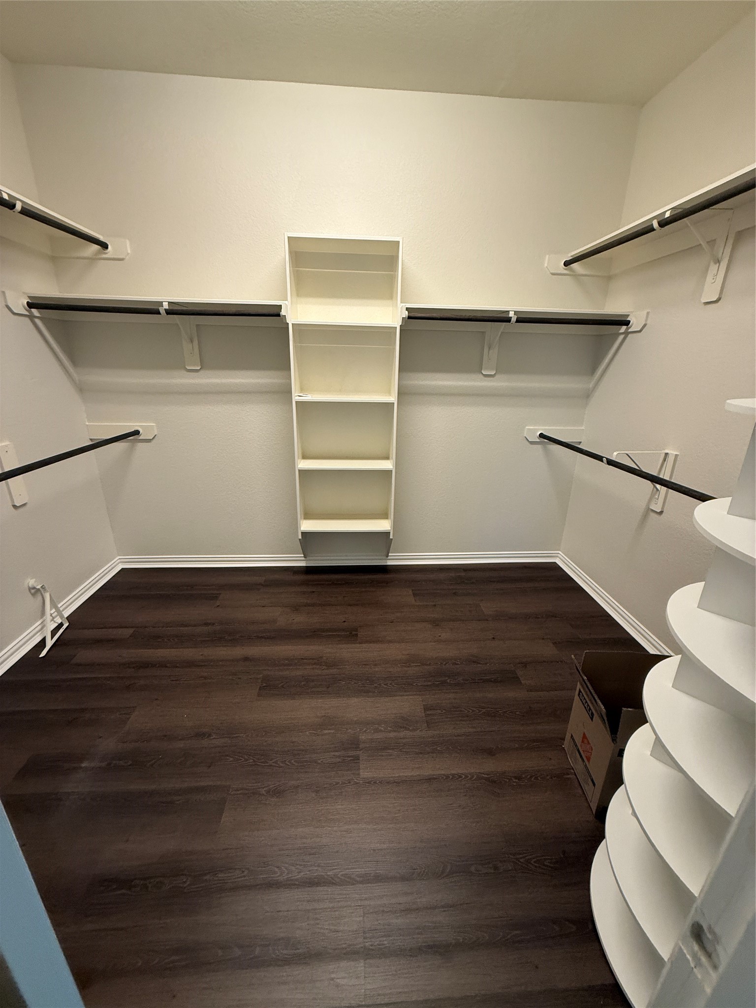 20206 Lago Bluff Loop Cypress, TX 77433 - Photo 9 of 16 a view of walk in closet with empty racks