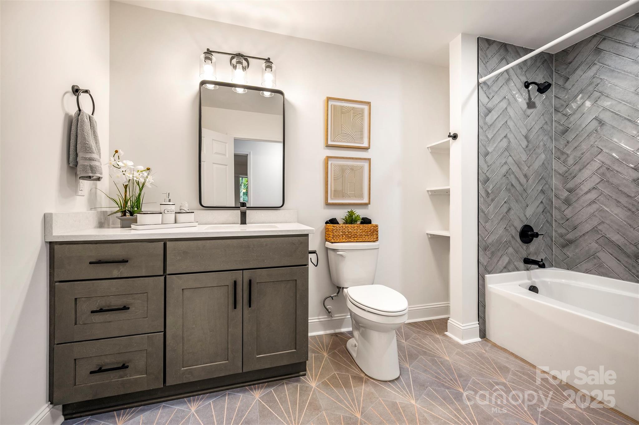 160 Lasae Lane Tryon, NC 28782 - Photo 30 of 48 a bathroom with a sink toilet and shower