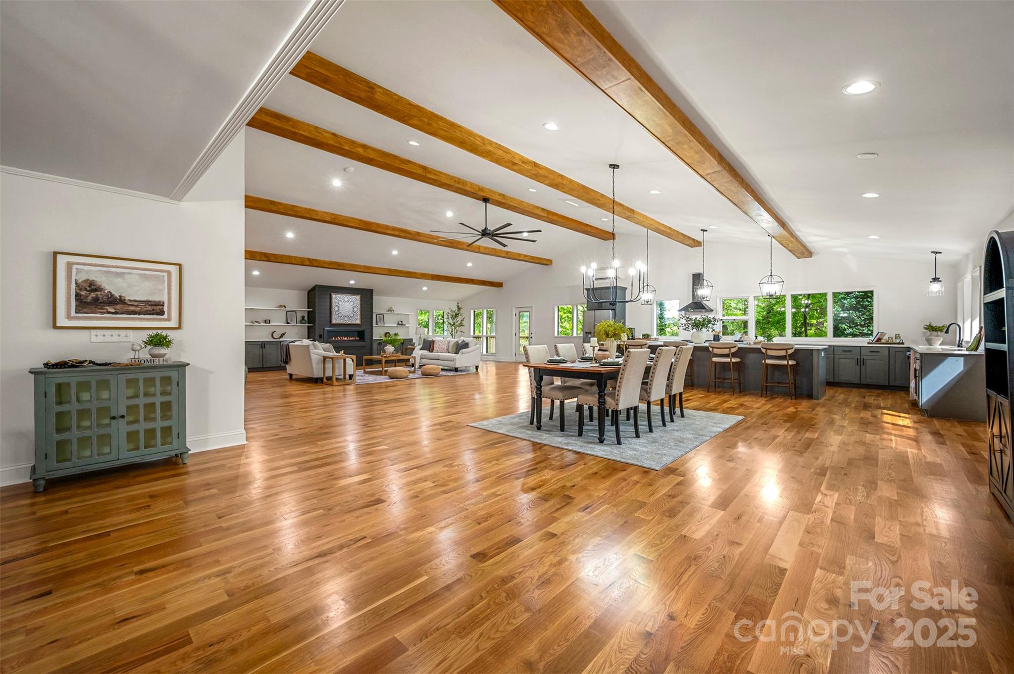 160 Lasae Lane Tryon, NC 28782 - Photo 3 of 48 a room with lots of furniture and a large window