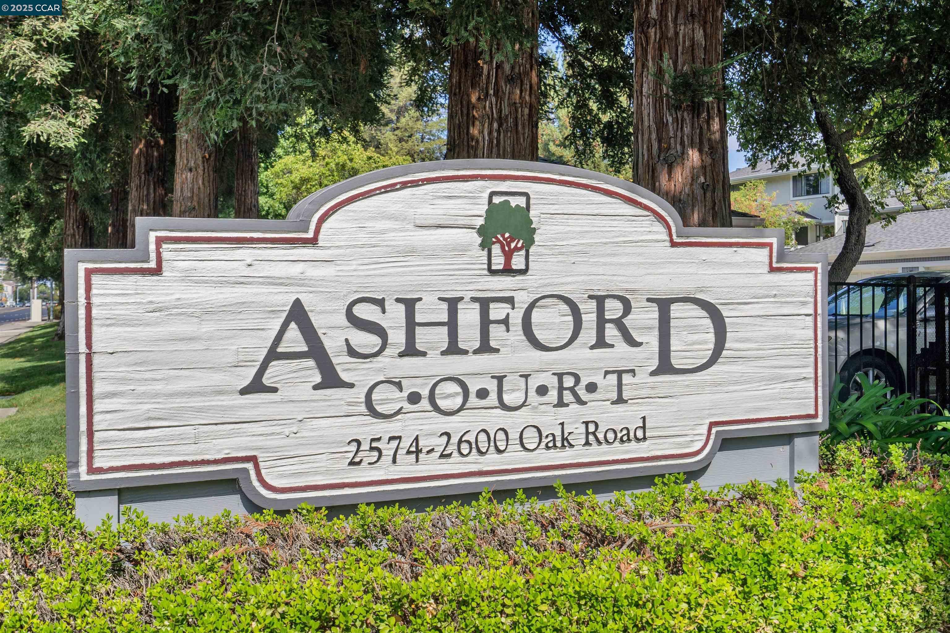 2578 Oak Road, Unit 212 Walnut Creek, CA 94597 - Photo 27 of 27 a view of sign board with a house