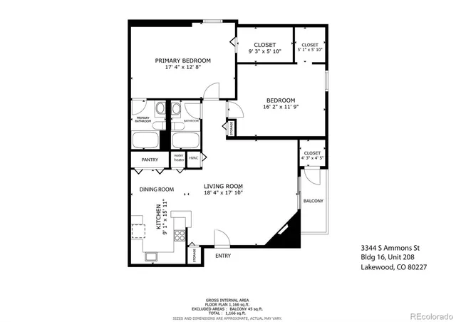 $269,500 | 3344 South Ammons Street, Unit 16208, Lakewood, CO 80227