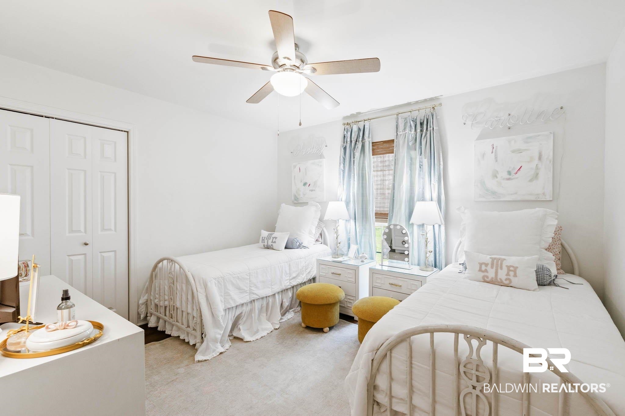 20685 Lowry Drive Fairhope, AL 36532 - Photo 32 of 48 Bedroom with a ceiling fan and a closet