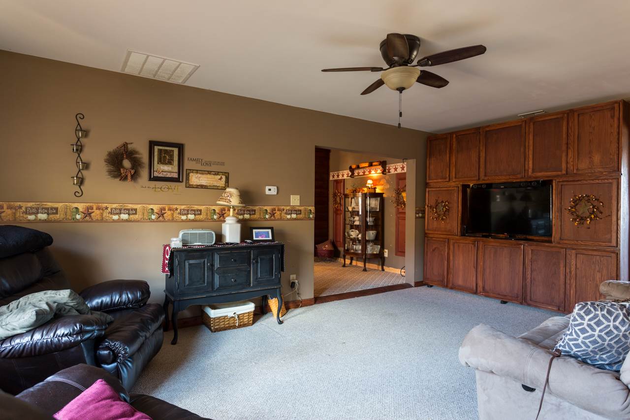 1273 Union Church Road Churchville, VA 24421 - Photo 13 of 48 a living room with furniture and a flat screen tv