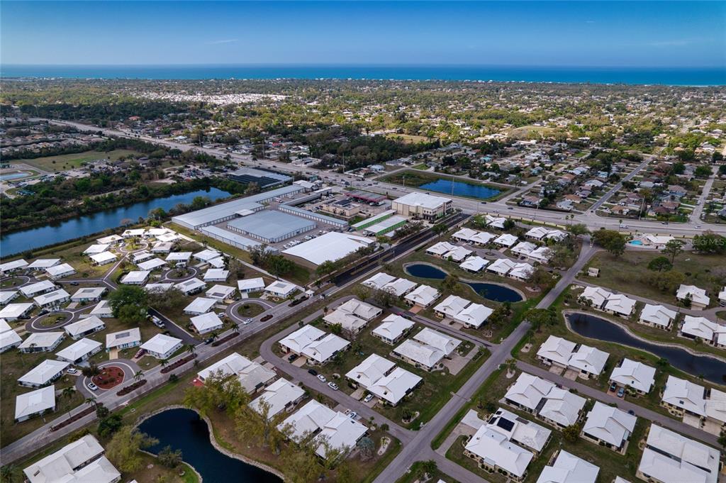 76 Sandstone Circle Venice, FL 34293 - Photo 35 of 37 an aerial view of city and lake view