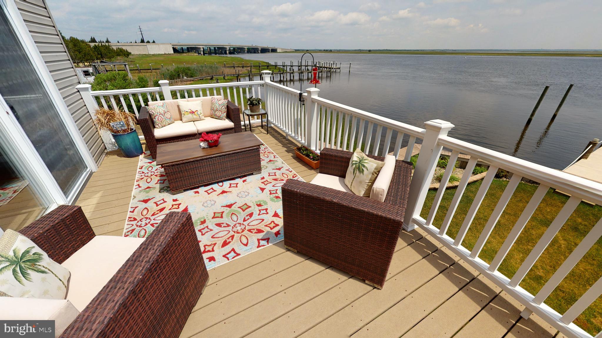 836 Chestnut Neck Road Port Republic, NJ 08241 - Photo 8 of 36 Front Deck View Facing Mulica River