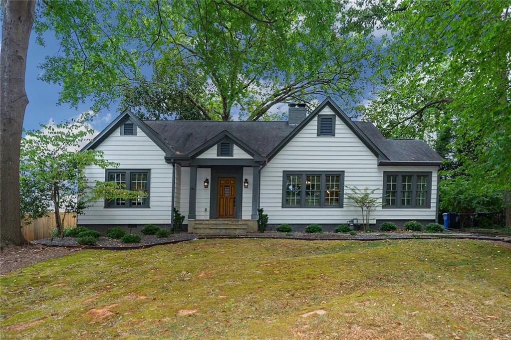 Front of Home with an Incredible Skyline View!