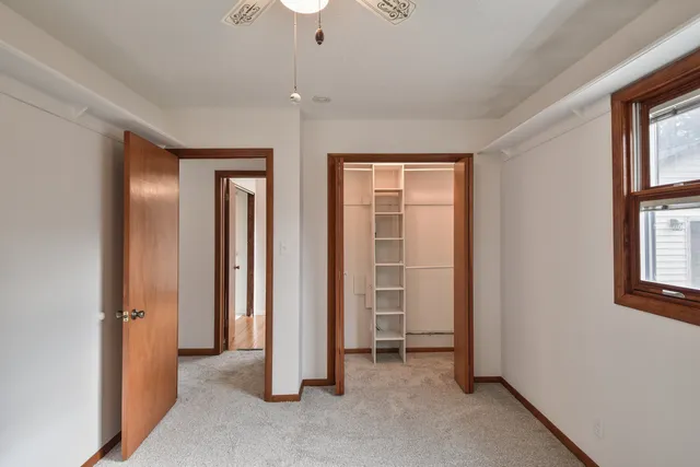 wooden floor and windows in an empty room
