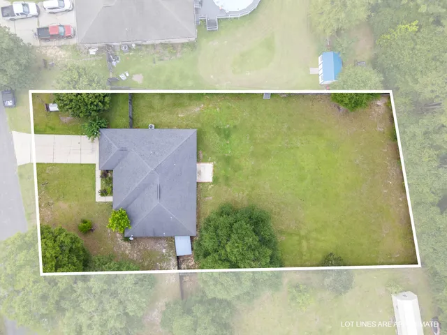 a view of city view and green space