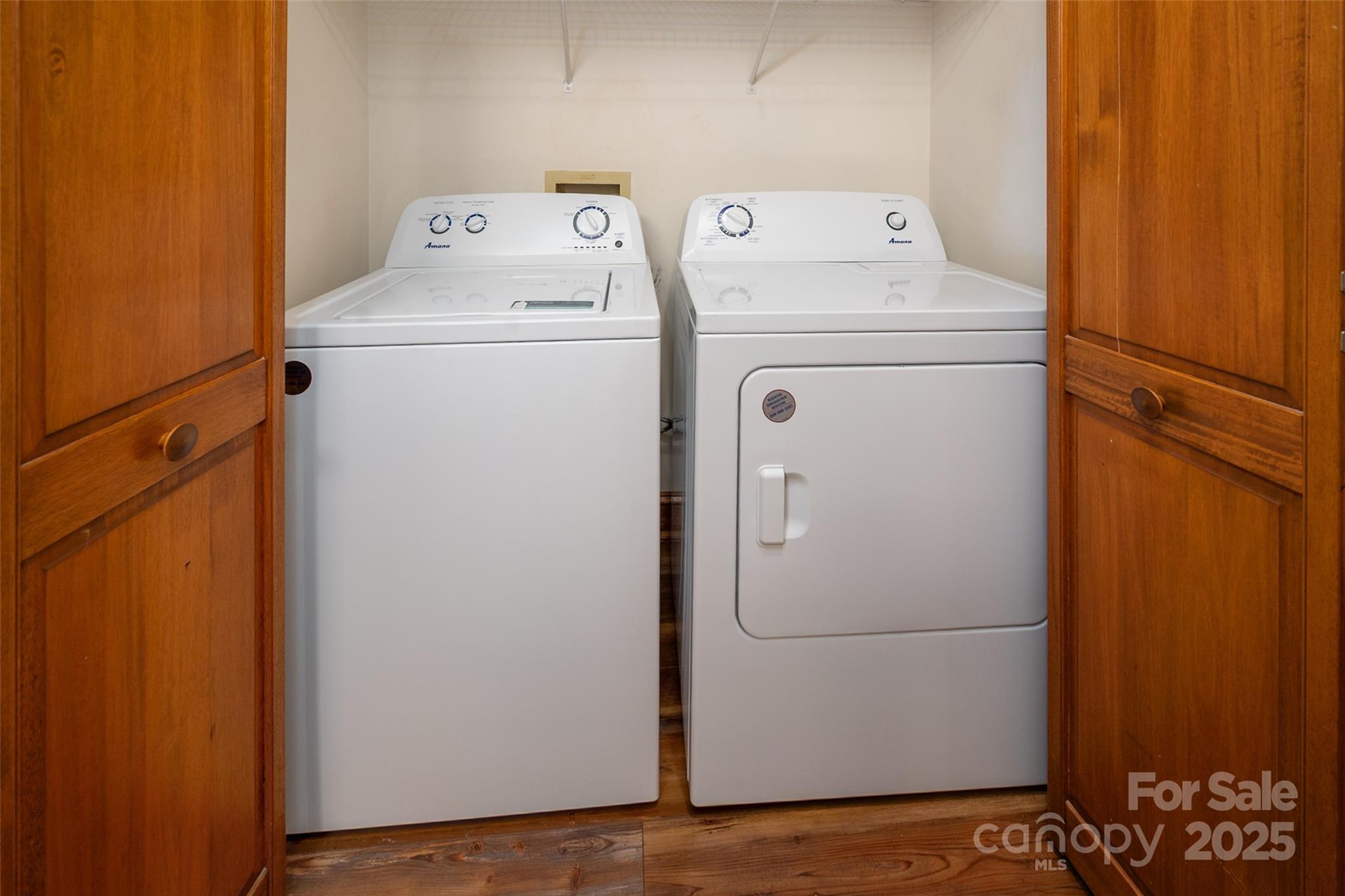6045 Burnt Mill Run Matthews, NC 28104 - Photo 21 of 32 a utility room with dryer and washer