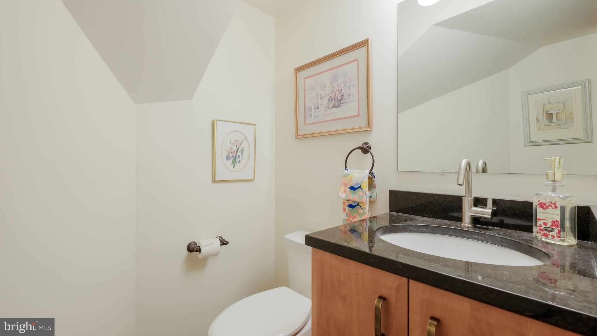 35 Declaration Drive Newtown, PA 18940 - Photo 17 of 53 a bathroom with a granite countertop sink and a toilet