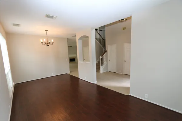 wooden floor in an empty room