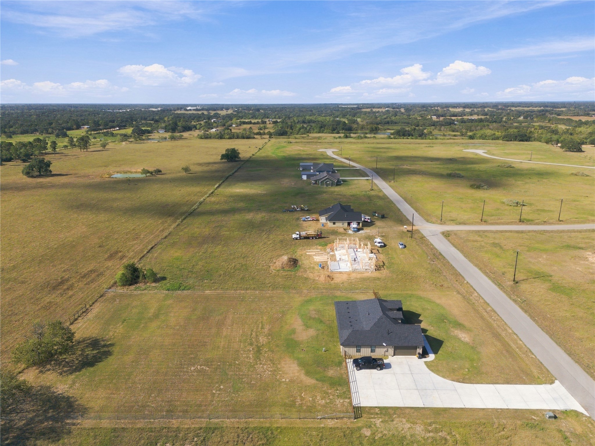 300 Ridgeview Drive Cat Spring, TX 78933 - Photo 6 of 18 Ongoing home construction