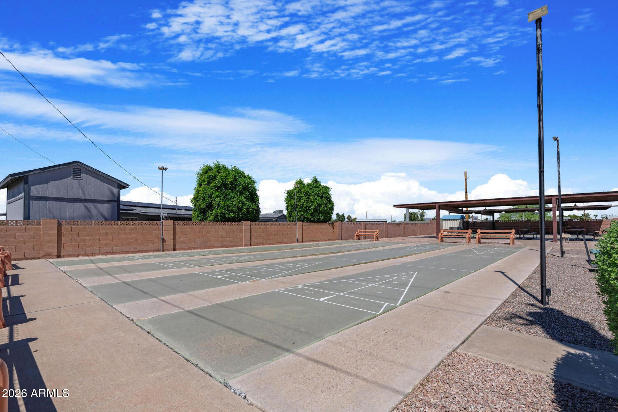 5437 East Butte Street Mesa, AZ 85205 - Photo 55 of 56 a view of a terrace with a outdoor space